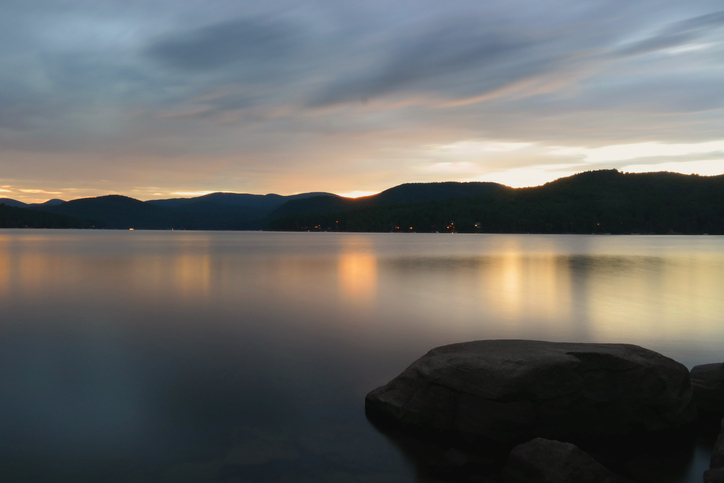 The Great Sacandaga Lake At Dusk